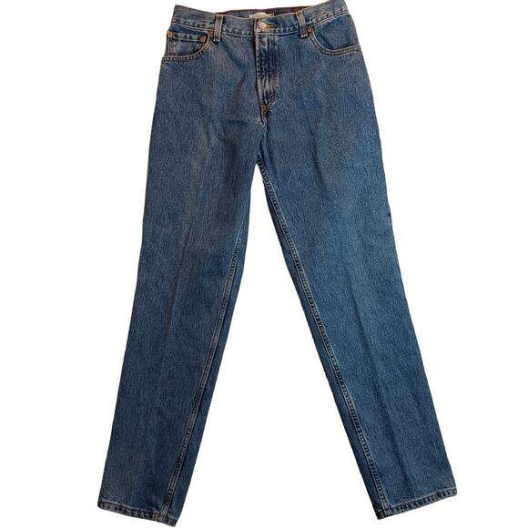 Levis 550 Y2K Jeans Womens 12L 31X33 Blue Fade Relaxed Taper Street Casual Tall - Picture 3 of 16